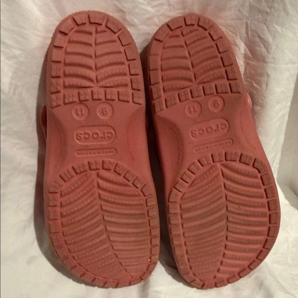 CROCS Pink Loafers & Slip-Ons